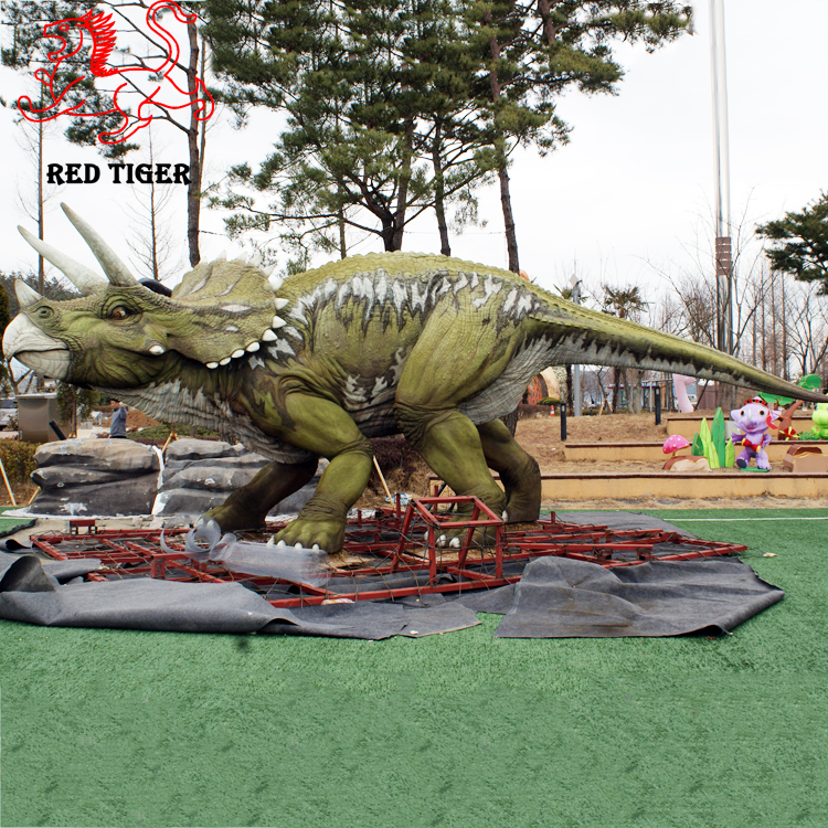 Large Steel Playground Fiberglass Dinosaur for Sale