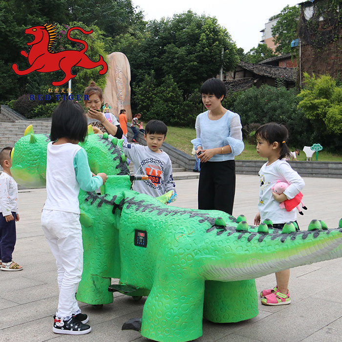 DC-3 Hot Sale  High Quality Animated Amusement Ride Dinosaur Robot Kids Electric Car for Sale