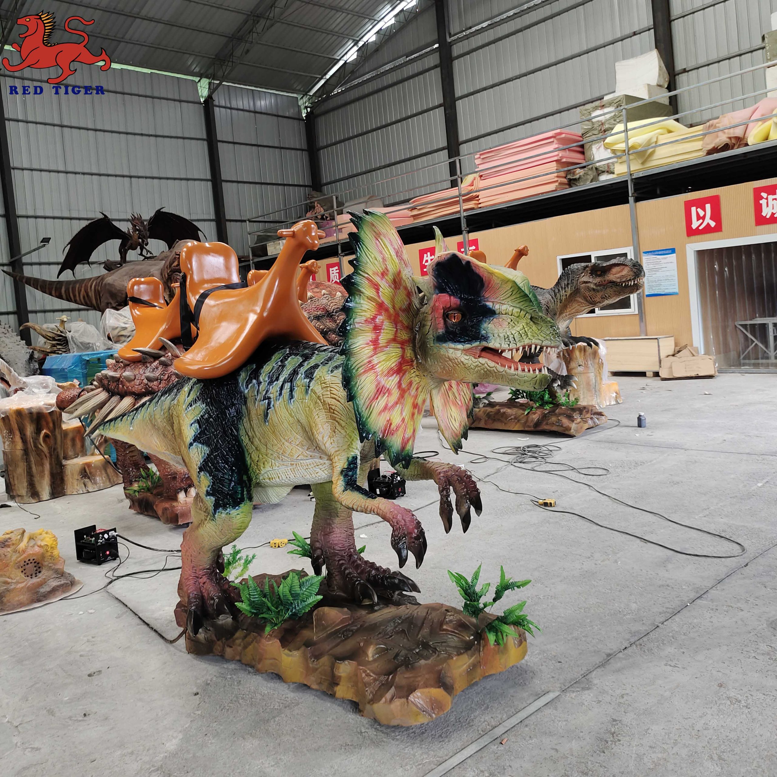Amusement Park Dinosaur Ride Most Popular Dinosaur Ride