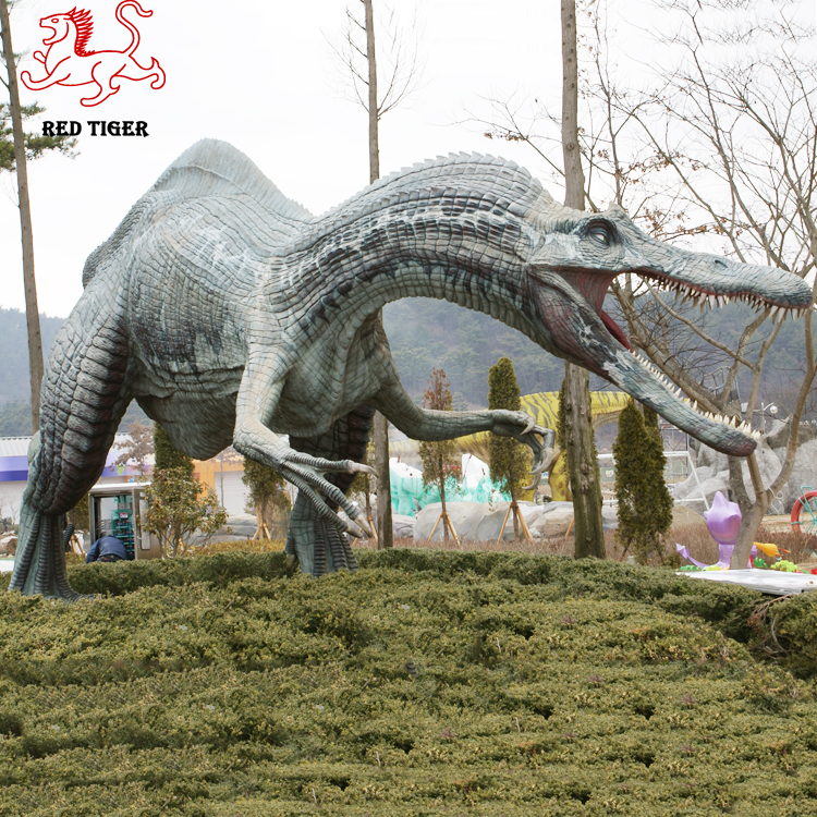 Life Size Large Fiberglass Dinosaur Sculpture for Sale