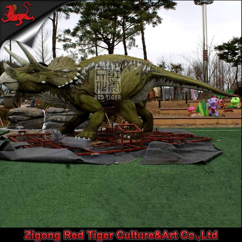 3d Animatronic Dino Model Resin Dinosaur Statue