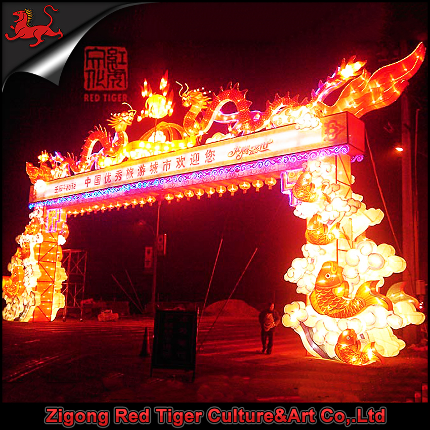 ZIgong Outdoor Popular Traditional Chinese Festival Lantern for Celebration Lantern Exhibition