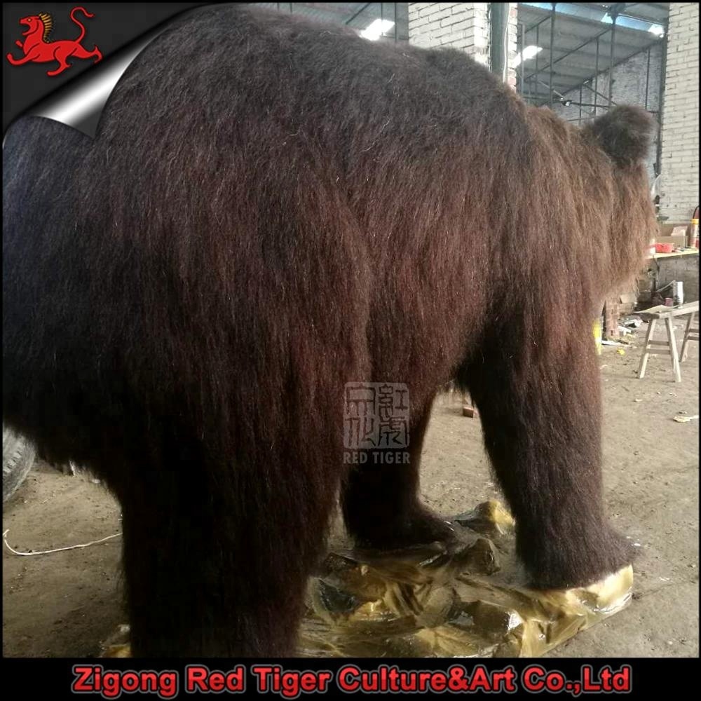 Life Size Realistic Animatronic Simulation Bear Amusement Park Equipment for Sale