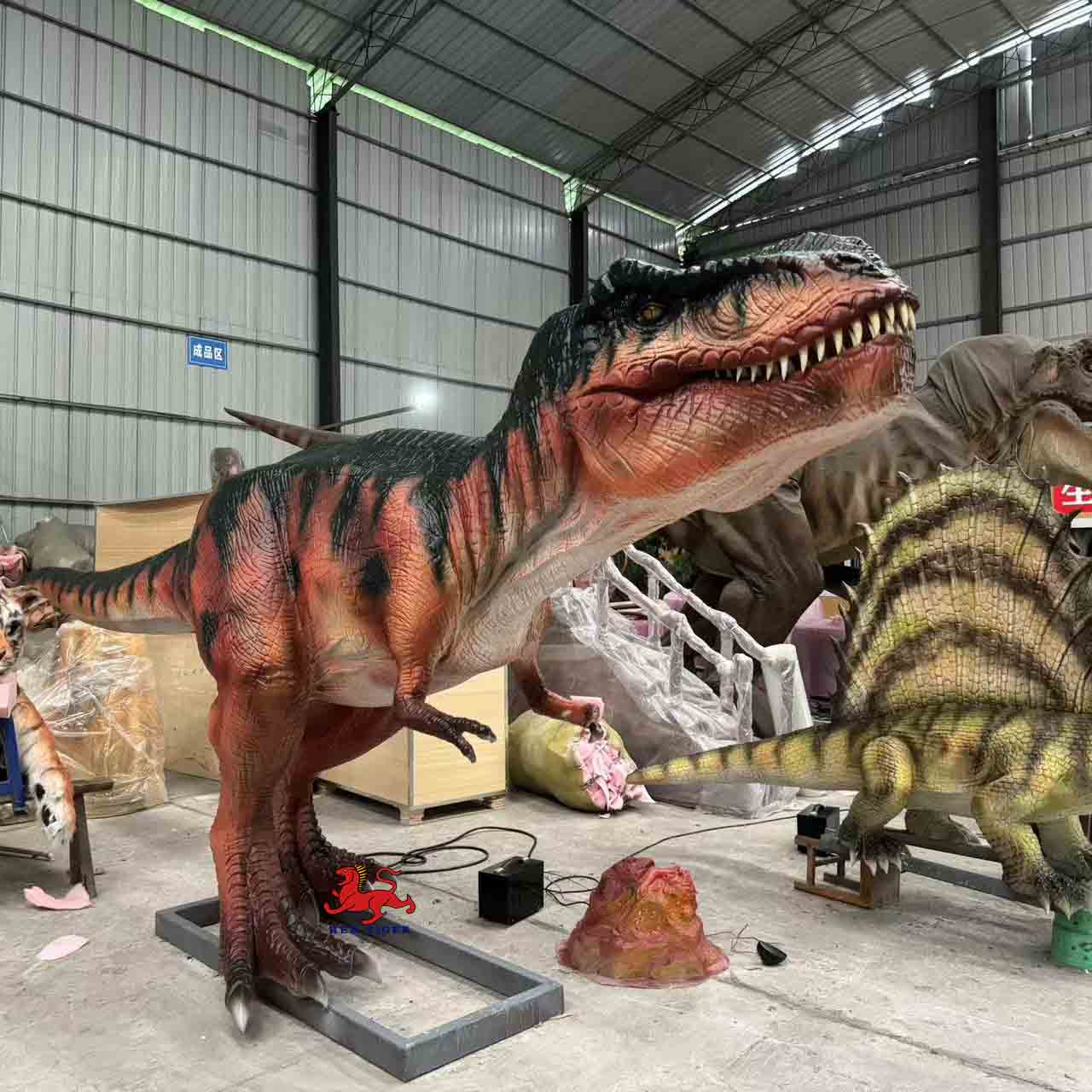 Mechanical  Dinosaurs Animatronic Dinosaur Model Statue Life Size Sculptures for Dinosaur Park Adventure Park