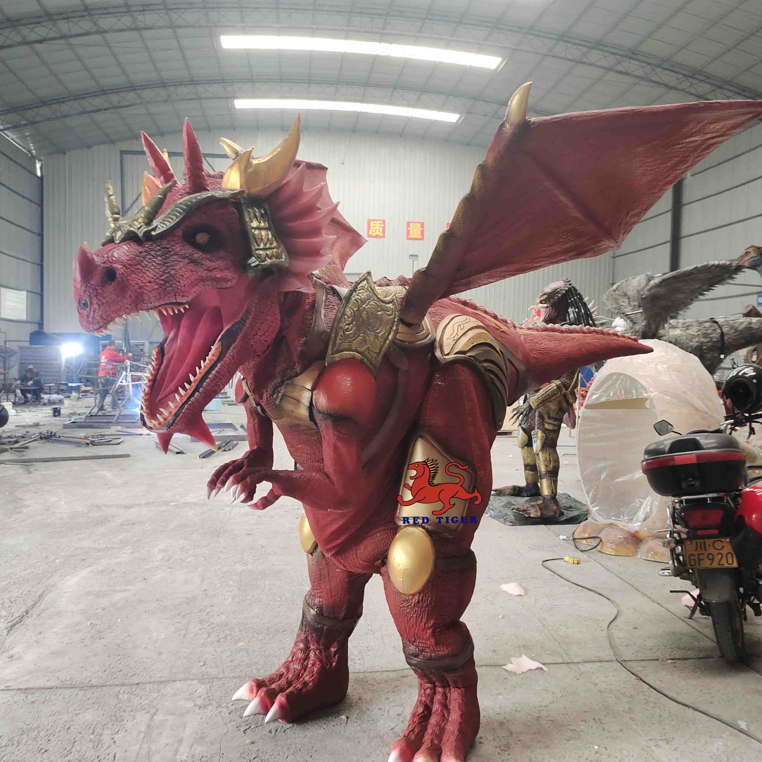 Mechanical Dragon Costume for Adults Theme Park Party Hire Animatronic Dragon Costume