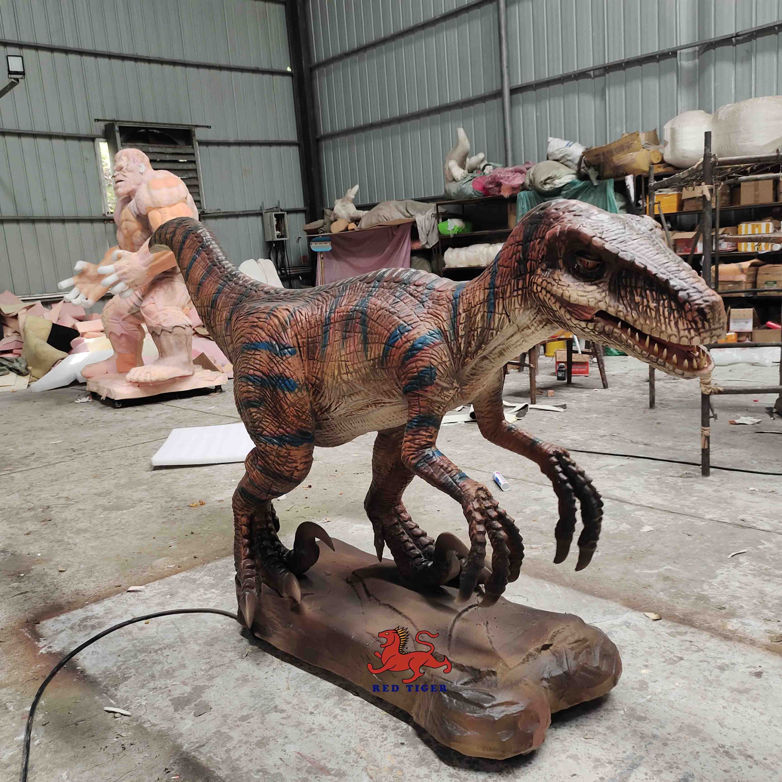 Mechanical Animated Lifesize Dinosaur for Jurassic Theme Park and Dino Related Events