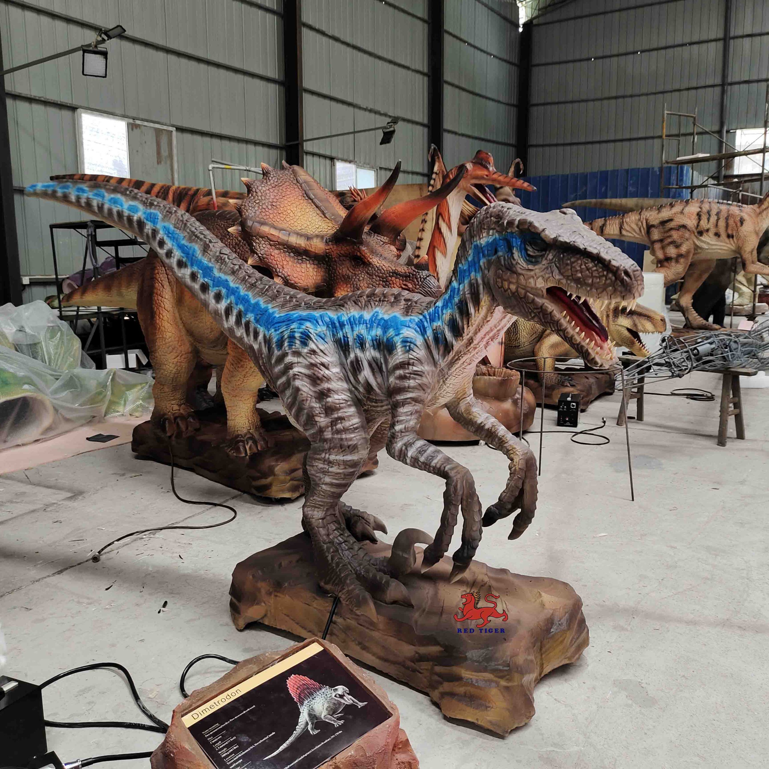 Mechanical Animated Dinosaur for Jurassic Theme Park and Dino Related Events