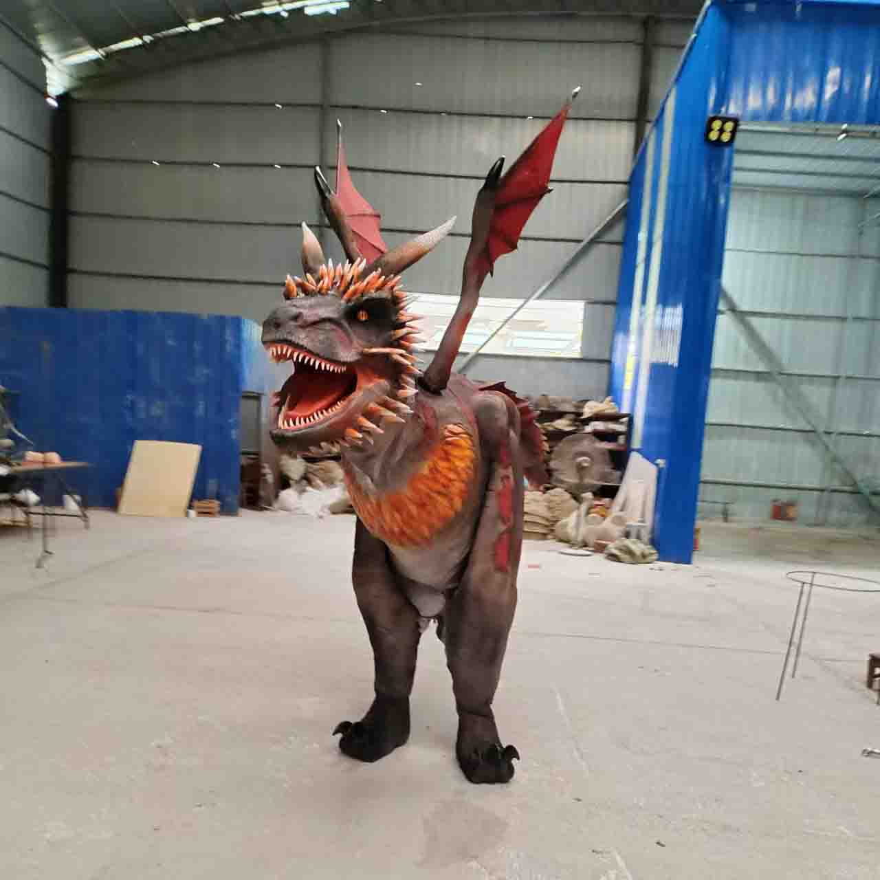 Museum Quality Life-size Mechanical Fly Dragon Interactive Costume