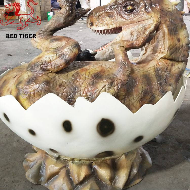 High Simulation Silicone Growing Dinosaur  Egg  for Sale