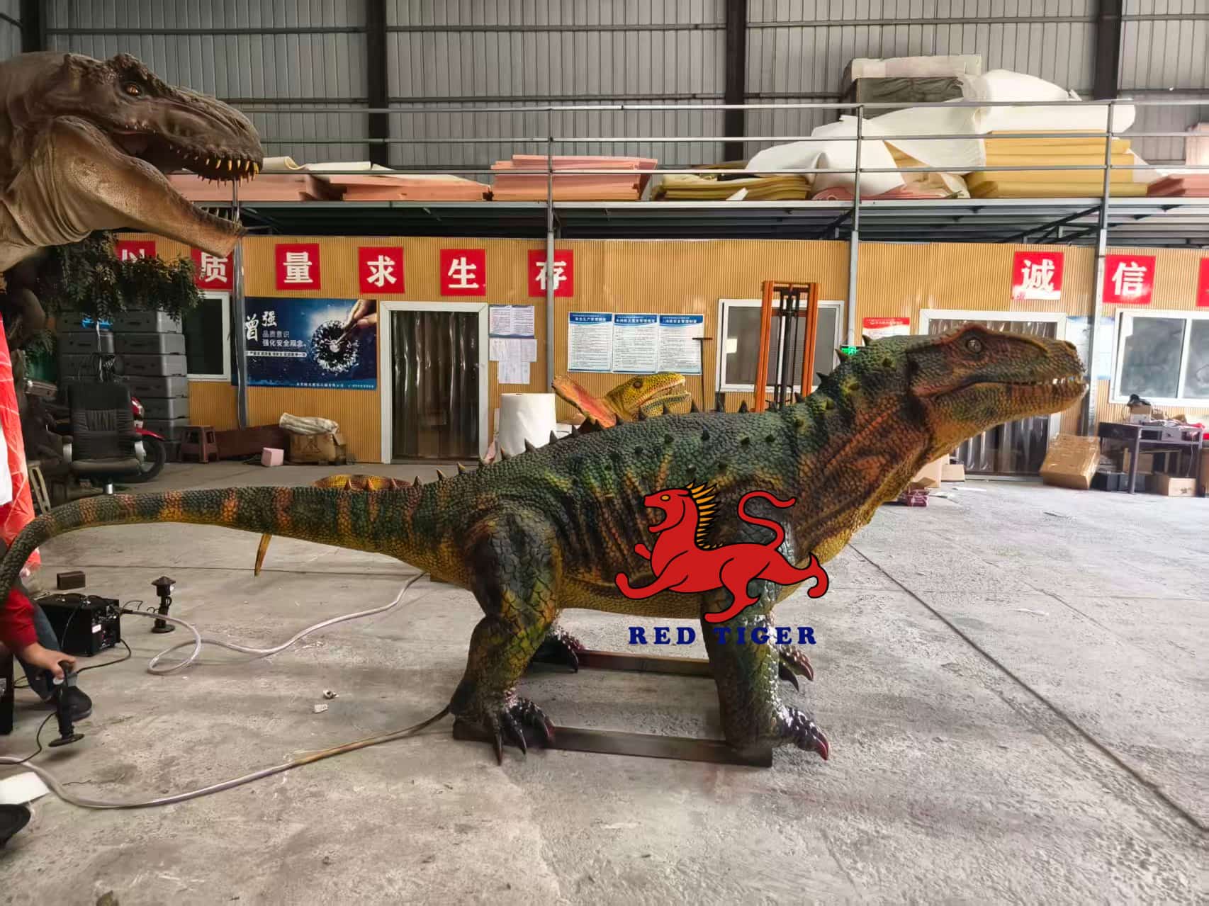 High Simulation Animatronic Dinosaur Electric Moving Dinosaur Model for Theme Park Zoo Display