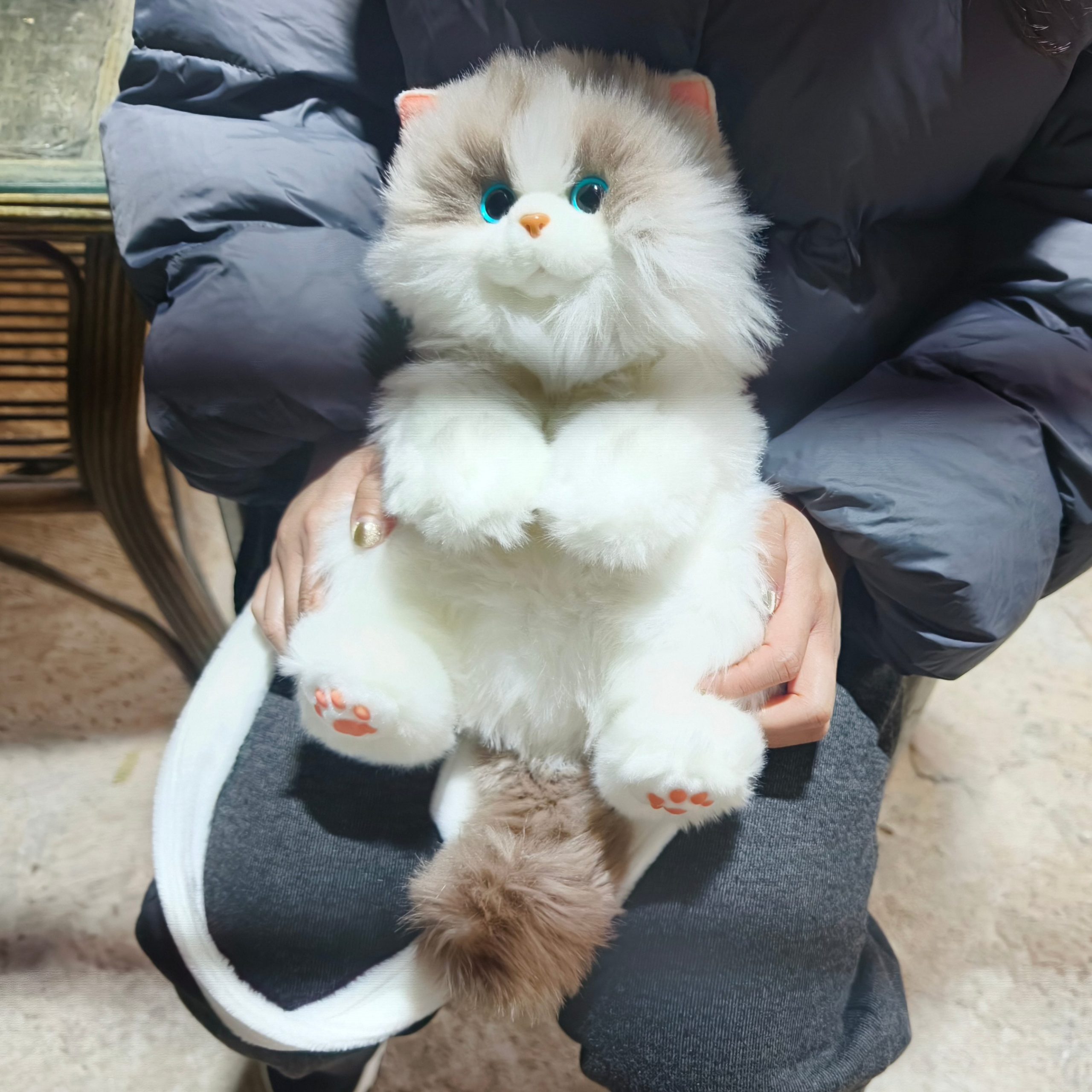 Theme Park Products Robotic Animatronics Realistic Backpack Baby Cat
