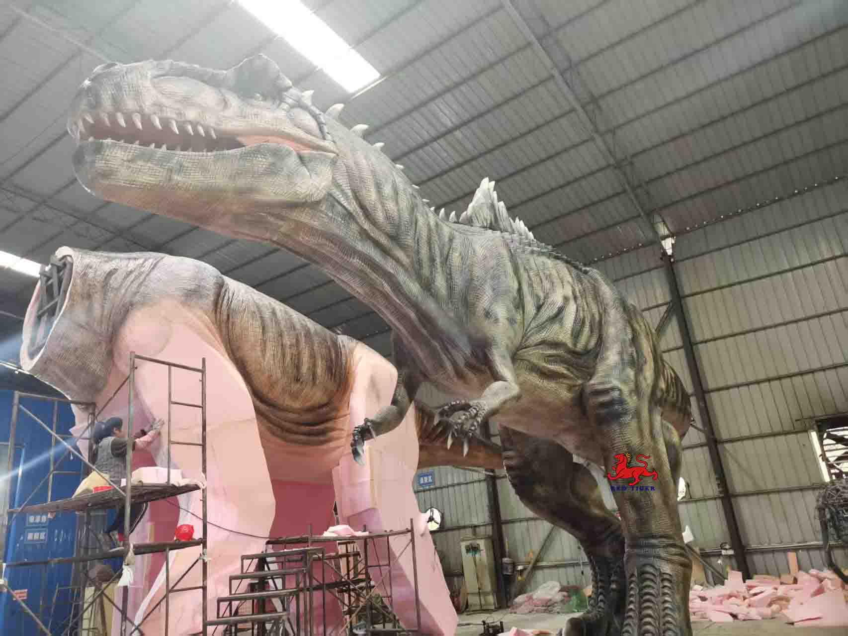 Dino Park 3D Animatronic Dinosaur Model High Quality Simulation Dinosaur Decoration for Sale