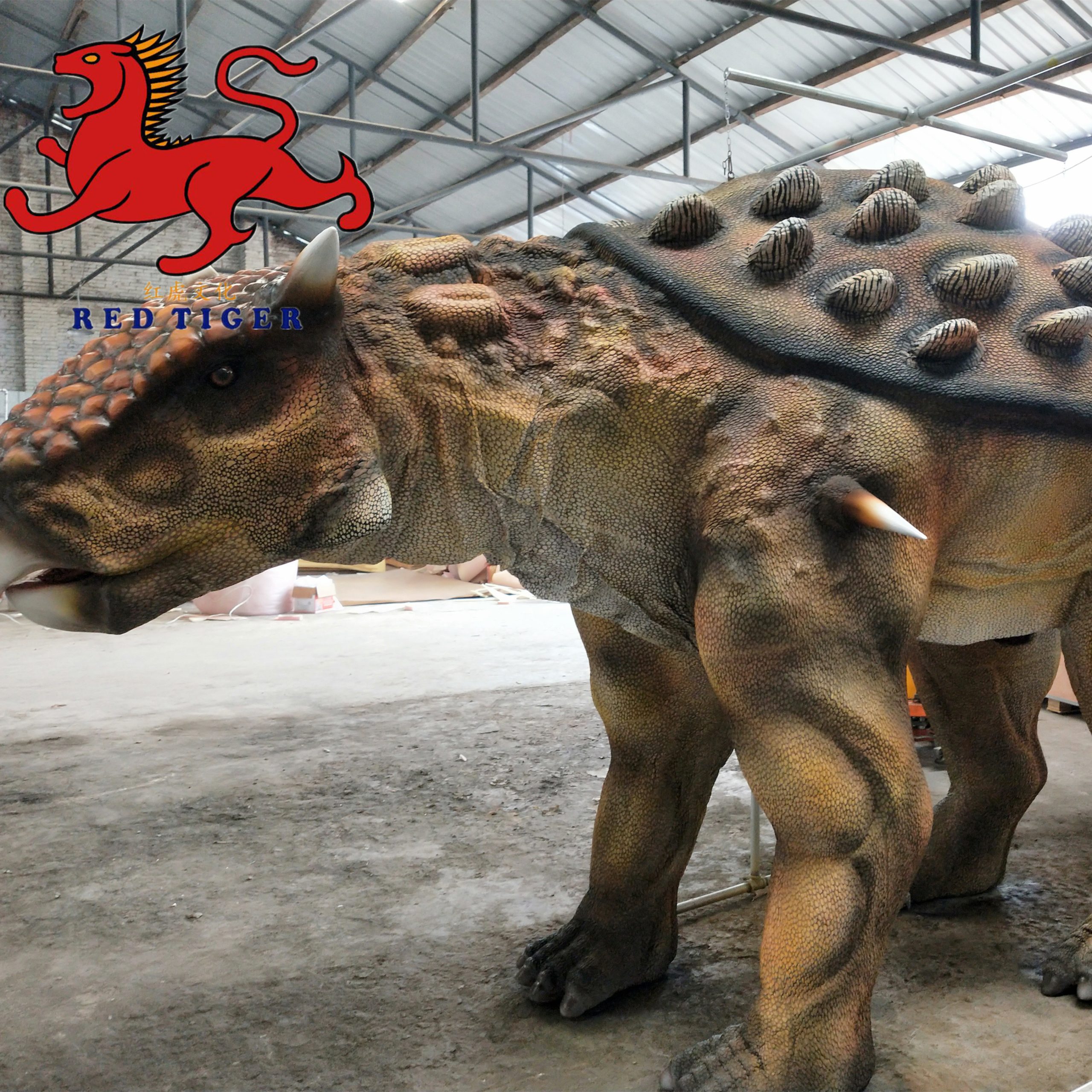 New Model Two People Operated Cool Dinosaur Costume with New Material