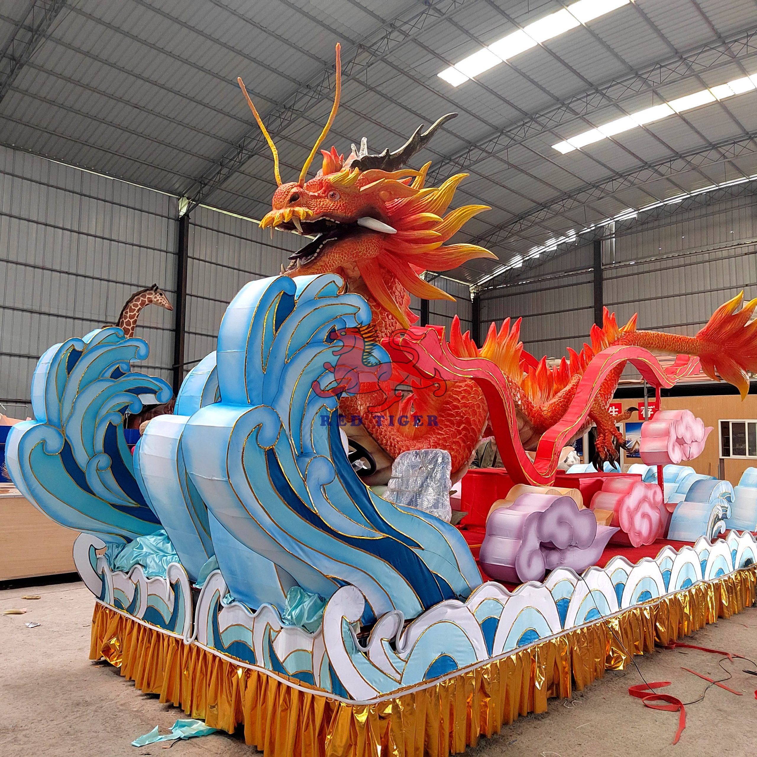Festival of Carnival Theme Park High Quality Realistic Animatronic Festival Float