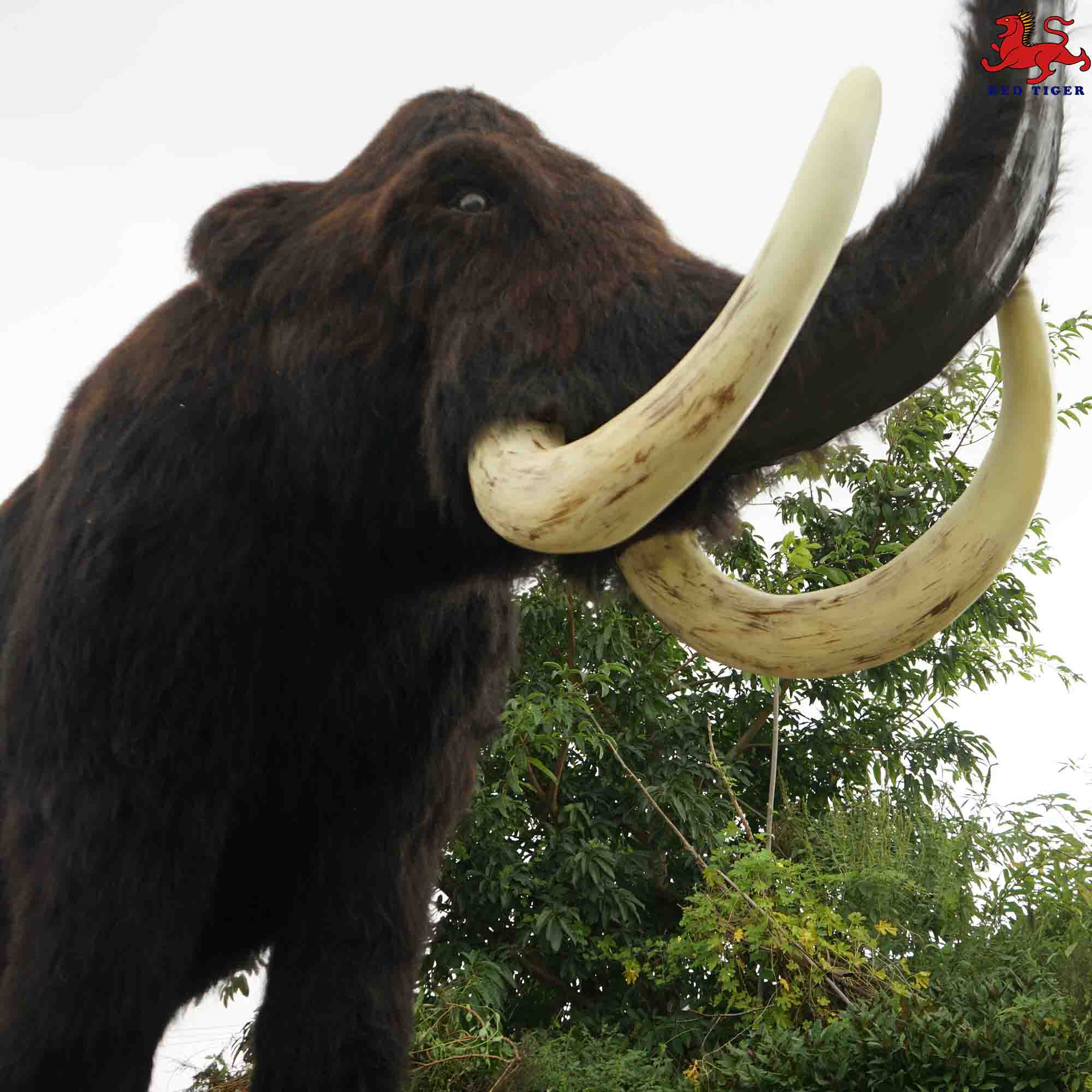Theme Park Playground Animal Model Animatronic Handmade Simulation Mammoth