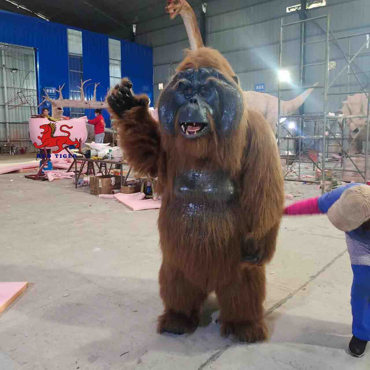 Superior Quality Realistic Animal Costume Customized Orangutan Costume for Adult