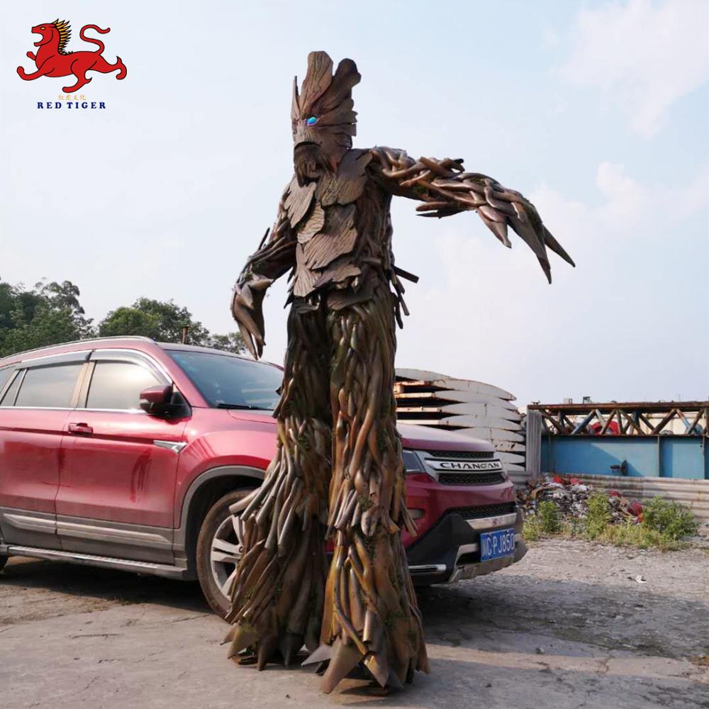 High Quality  Galaxy Groot Tree Man  Park Cosplay Costume