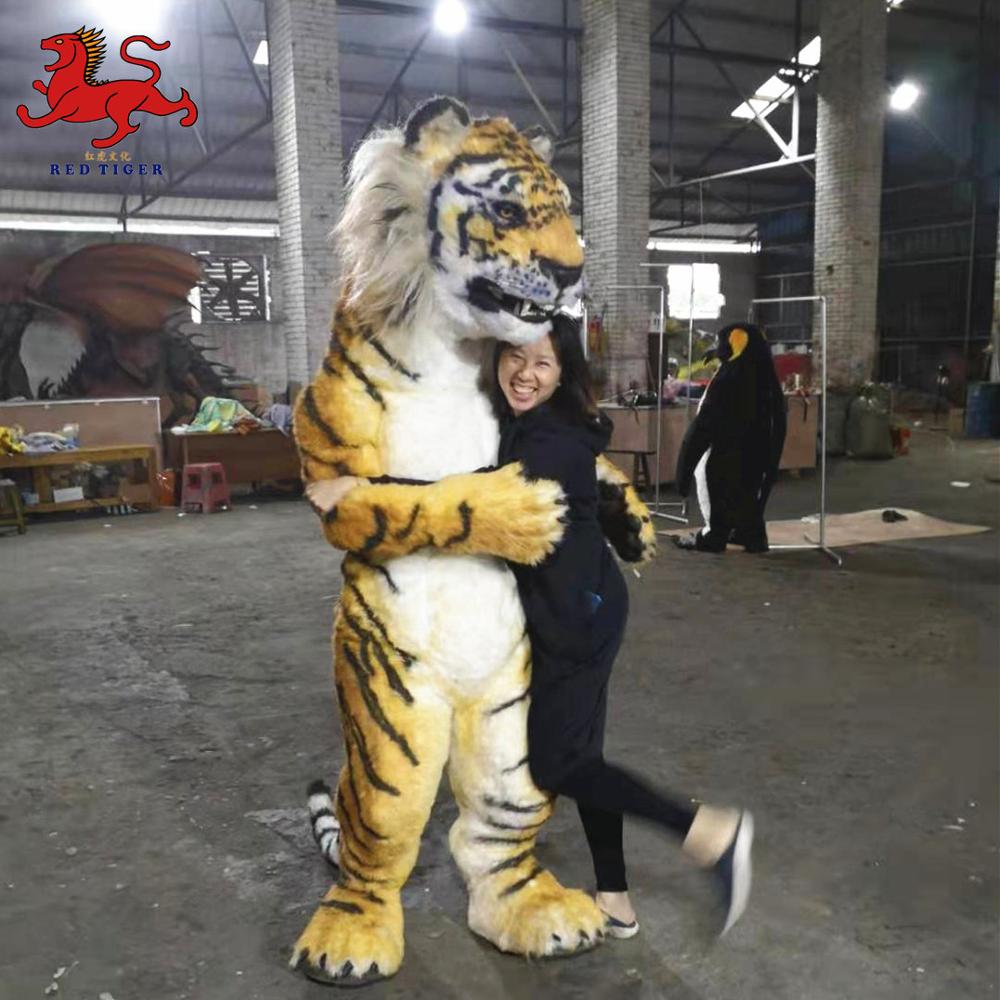Superior Quality Life Size Simulation AnimatronicTiger Costume Animal Costume