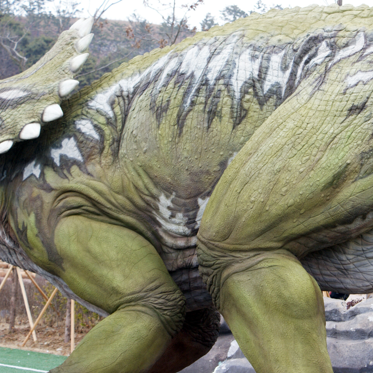 Large Steel Playground Fiberglass Dinosaur for Sale