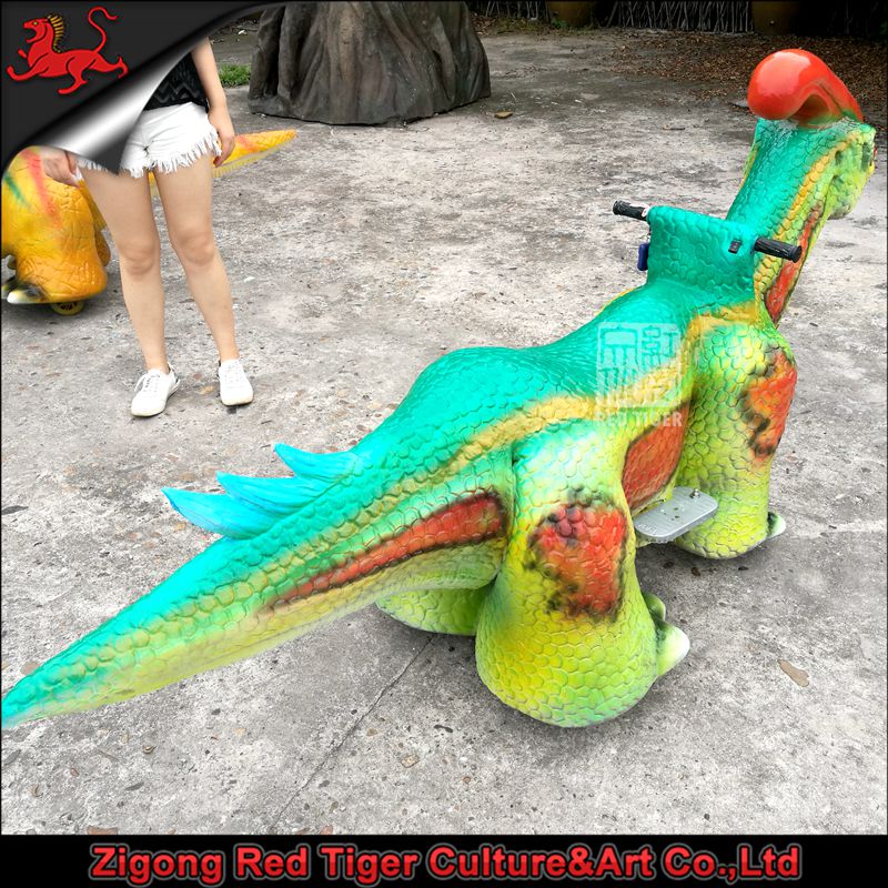 Artificial Dinosaur Rides Coin Operated Kiddie Rides for Sale