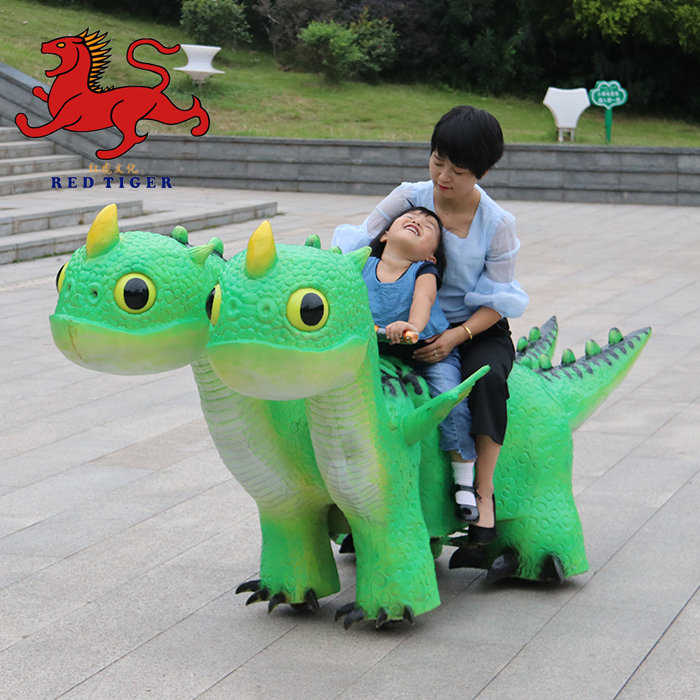DC-3 Hot Sale  High Quality Animated Amusement Ride Dinosaur Robot Kids Electric Car for Sale