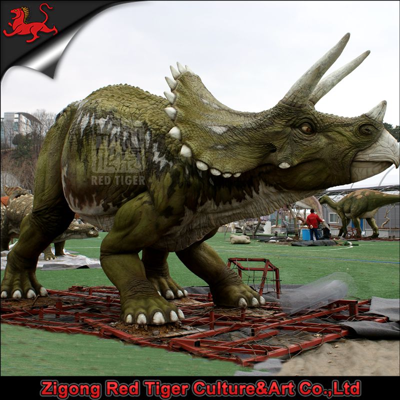 3d Animatronic Dino Model Resin Dinosaur Statue
