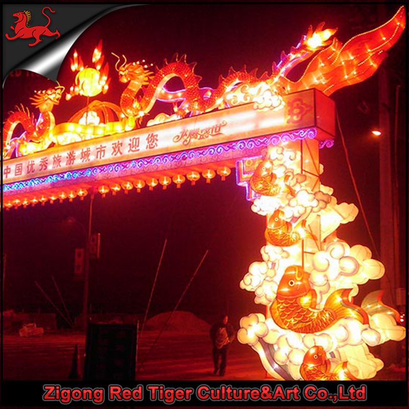 ZIgong Outdoor Popular Traditional Chinese Festival Lantern for Celebration Lantern Exhibition