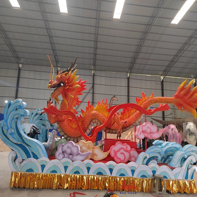 Chinese Dragon Professional Parade Float Supplies Custom Carnival Float Parade