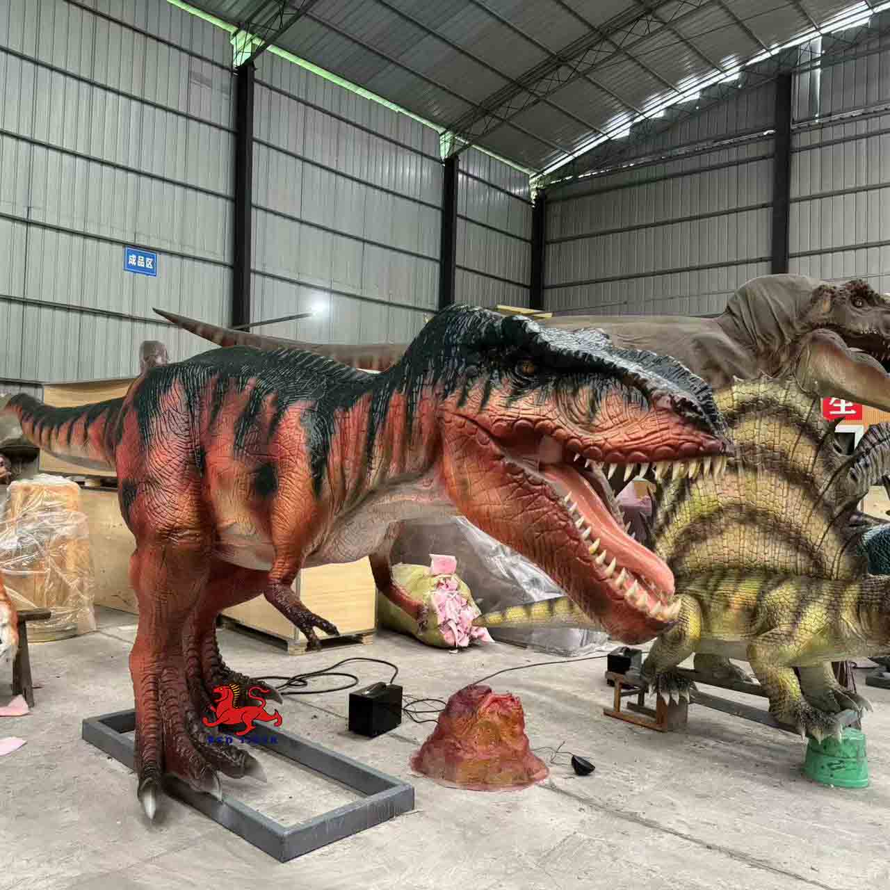 Mechanical  Dinosaurs Animatronic Dinosaur Model Statue Life Size Sculptures for Dinosaur Park Adventure Park