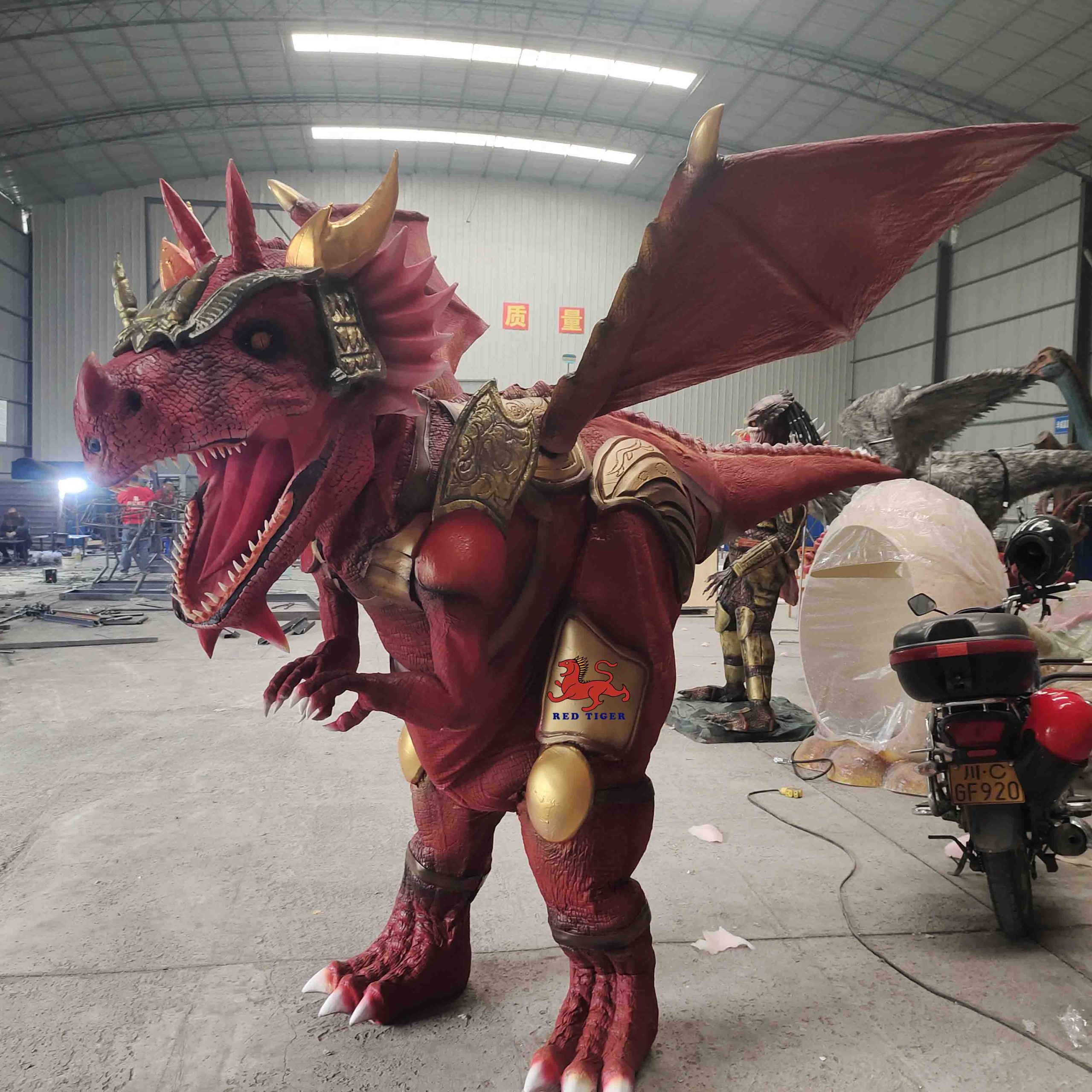 Mechanical Dragon Costume for Adults Theme Park Party Hire Animatronic Dragon Costume