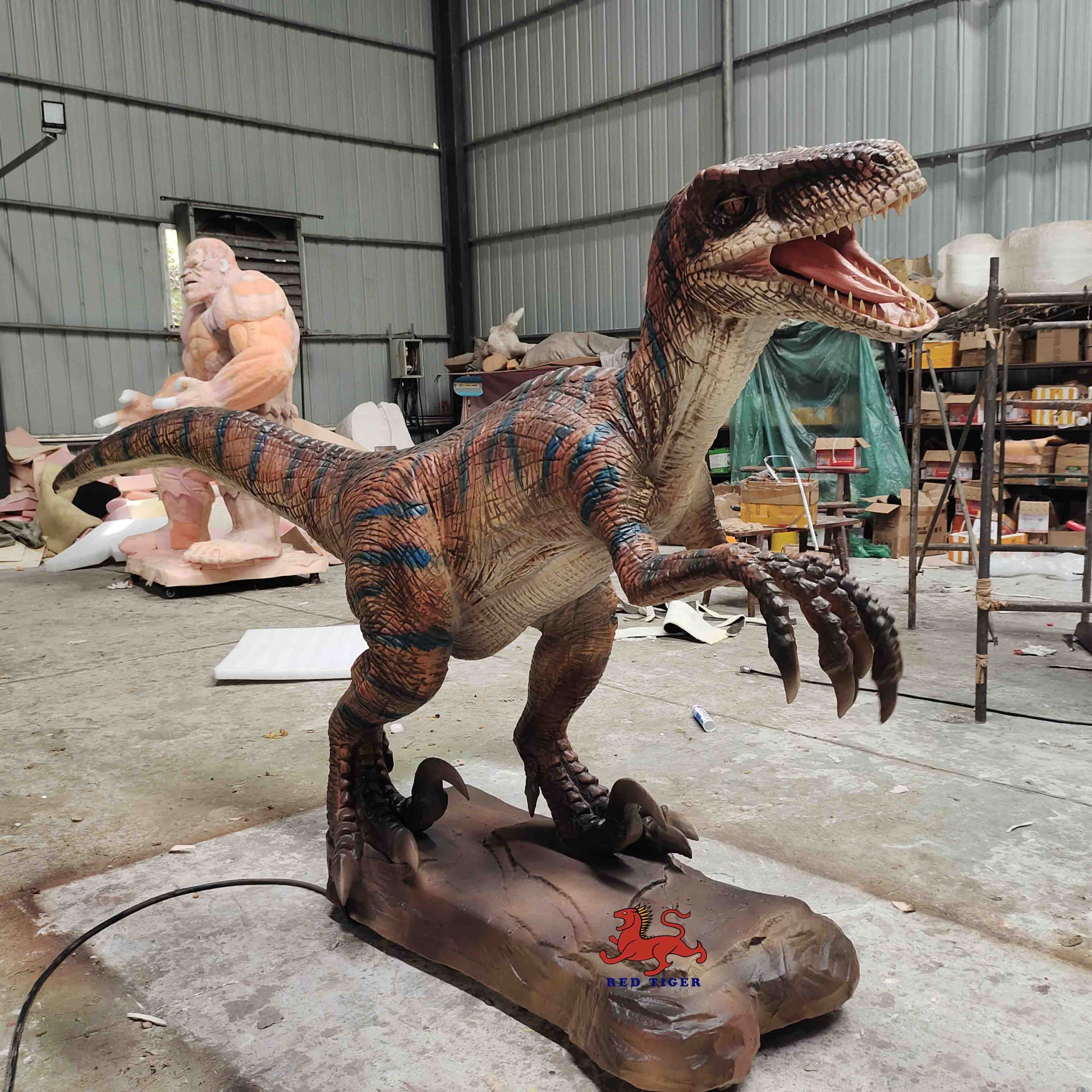 Mechanical Animated Lifesize Dinosaur for Jurassic Theme Park and Dino Related Events