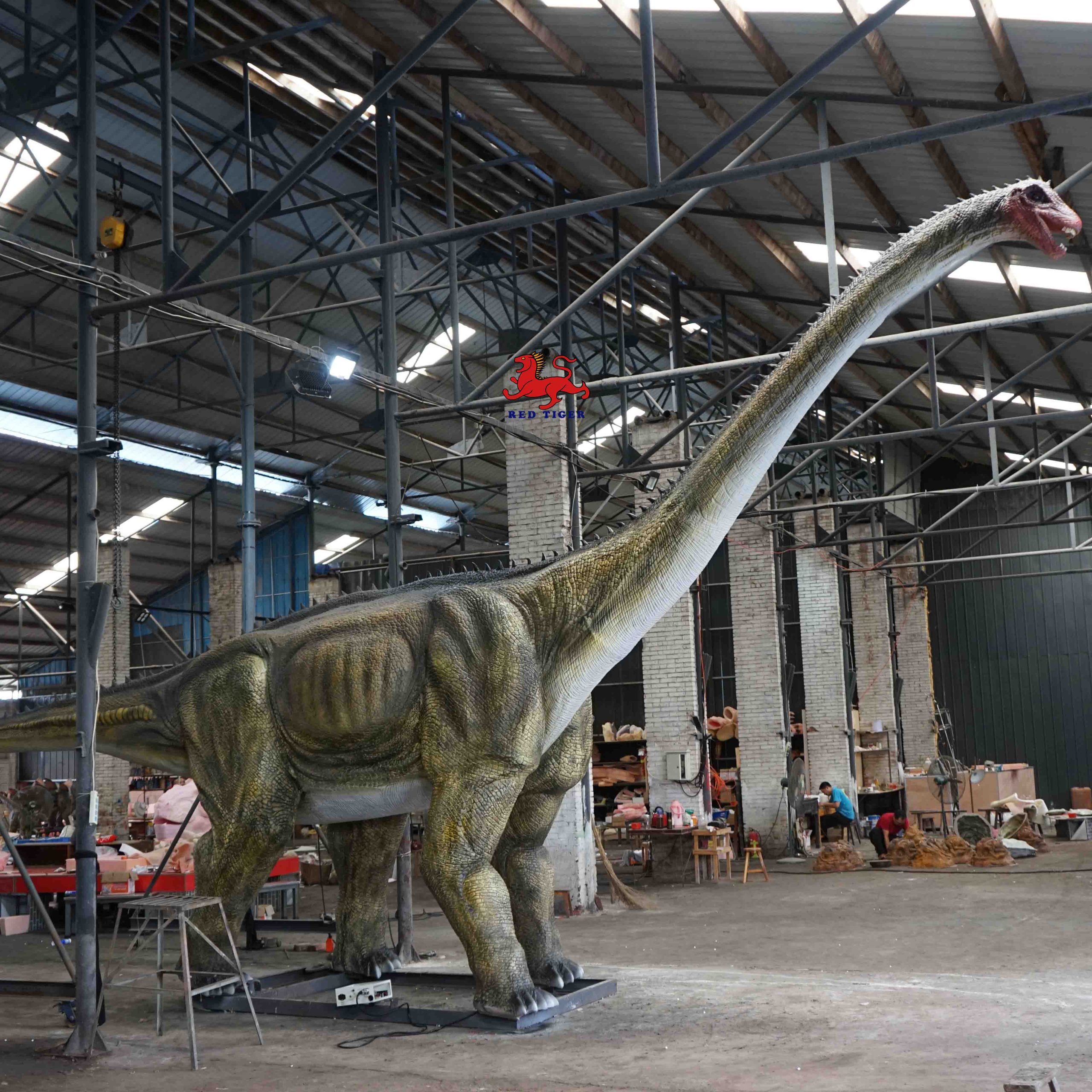 Amusement Park Dinosaur Diplodocus Dinosaur Model