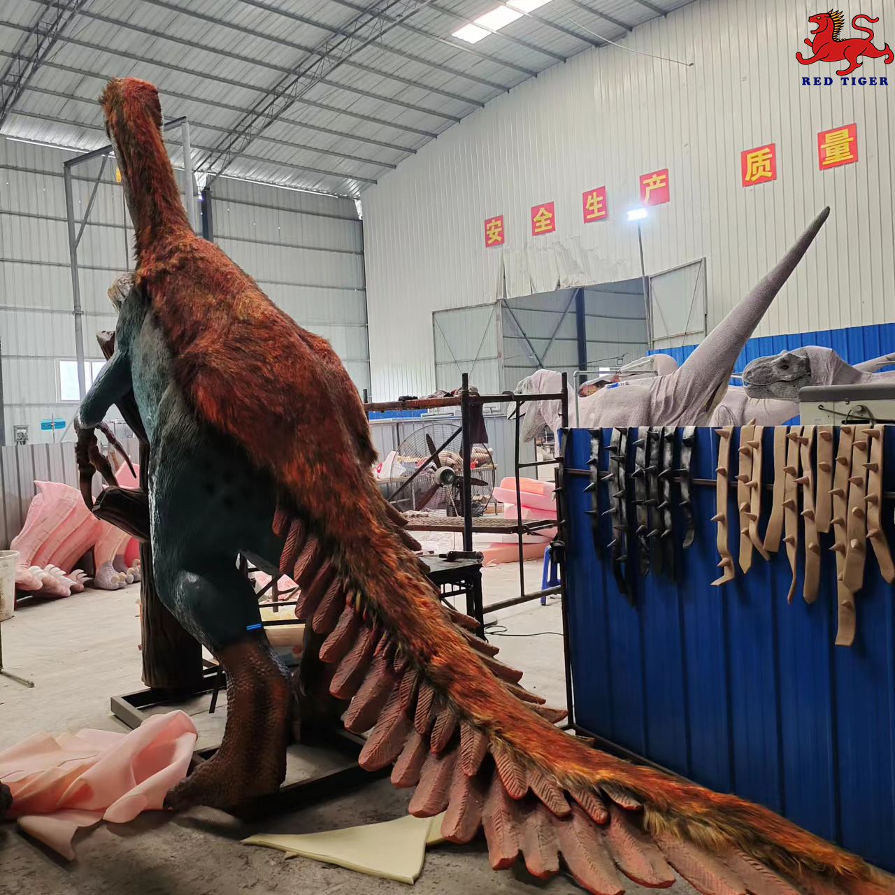 Animatronic Life-Size Dinosaur Models with Sound & Motion | Simulation  Dinosaurs Therizinosaurus for Theme Parks