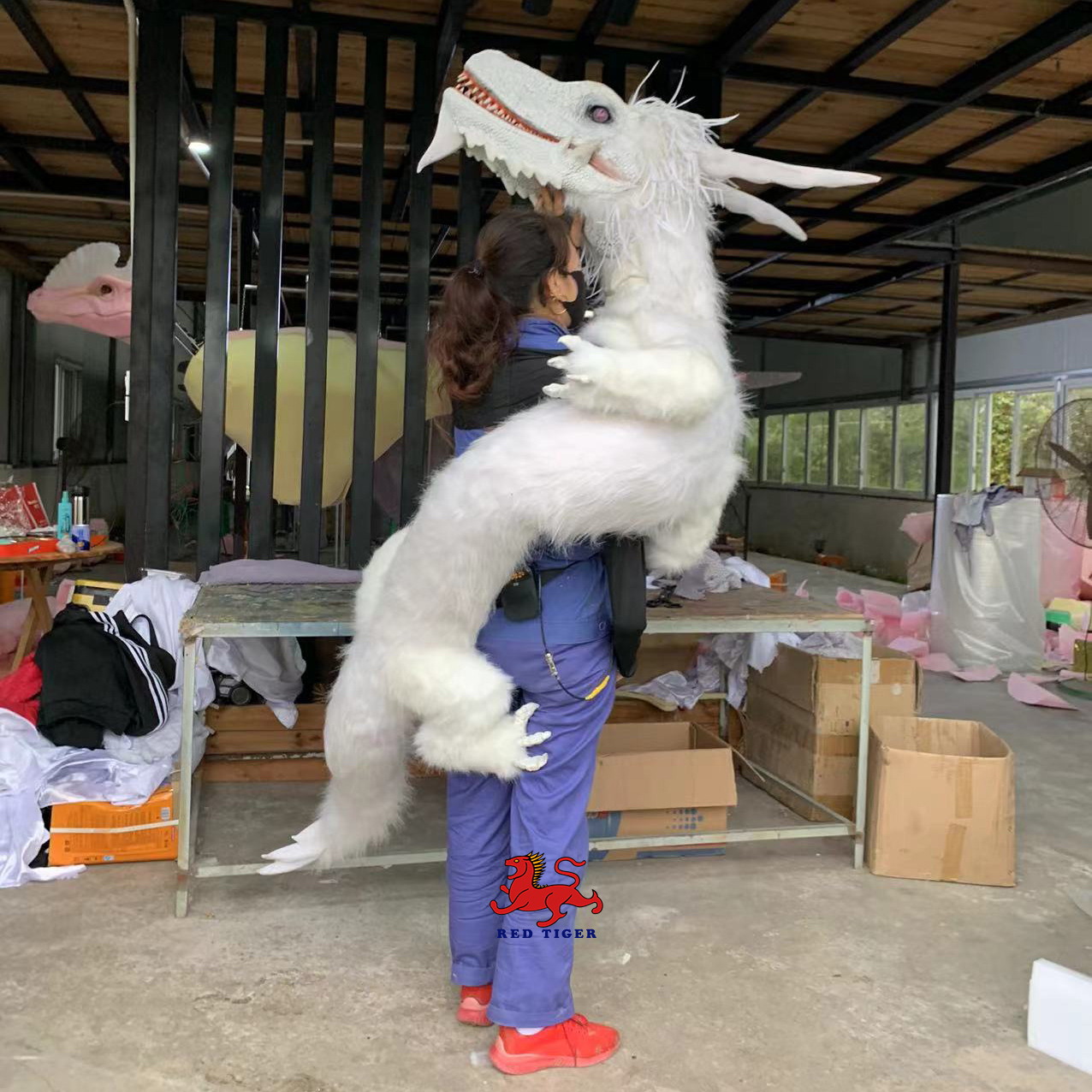 Simulation Dinosaur Hand Baby Puppet for Sale