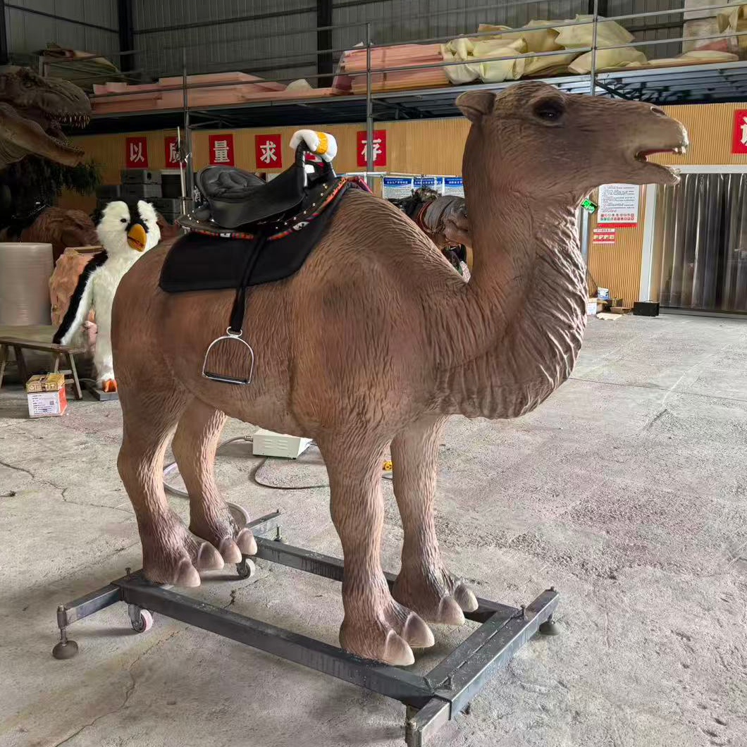 Life Size High Quality Realistic Animatronic Animal Camel Ride