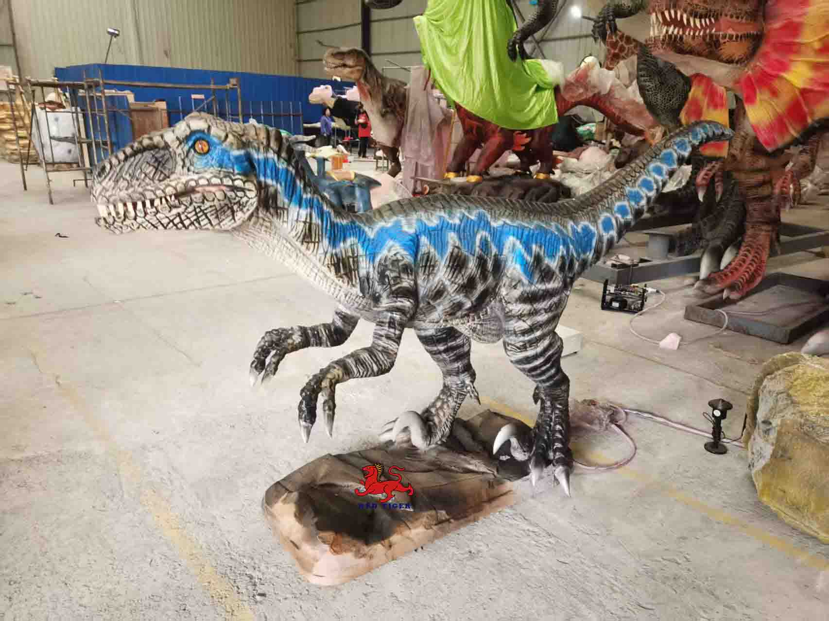 Most Popular Indoor 3D Animatronic Dinosaur Model Lifelike Metal Shopping Malls Adventure Parks Airports Daycares Kindergartens