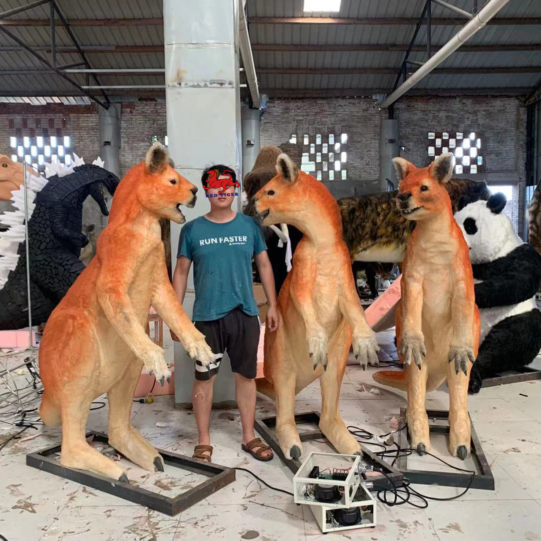 Handmade High Quality Simulation Rubber Kangaroo for Sale