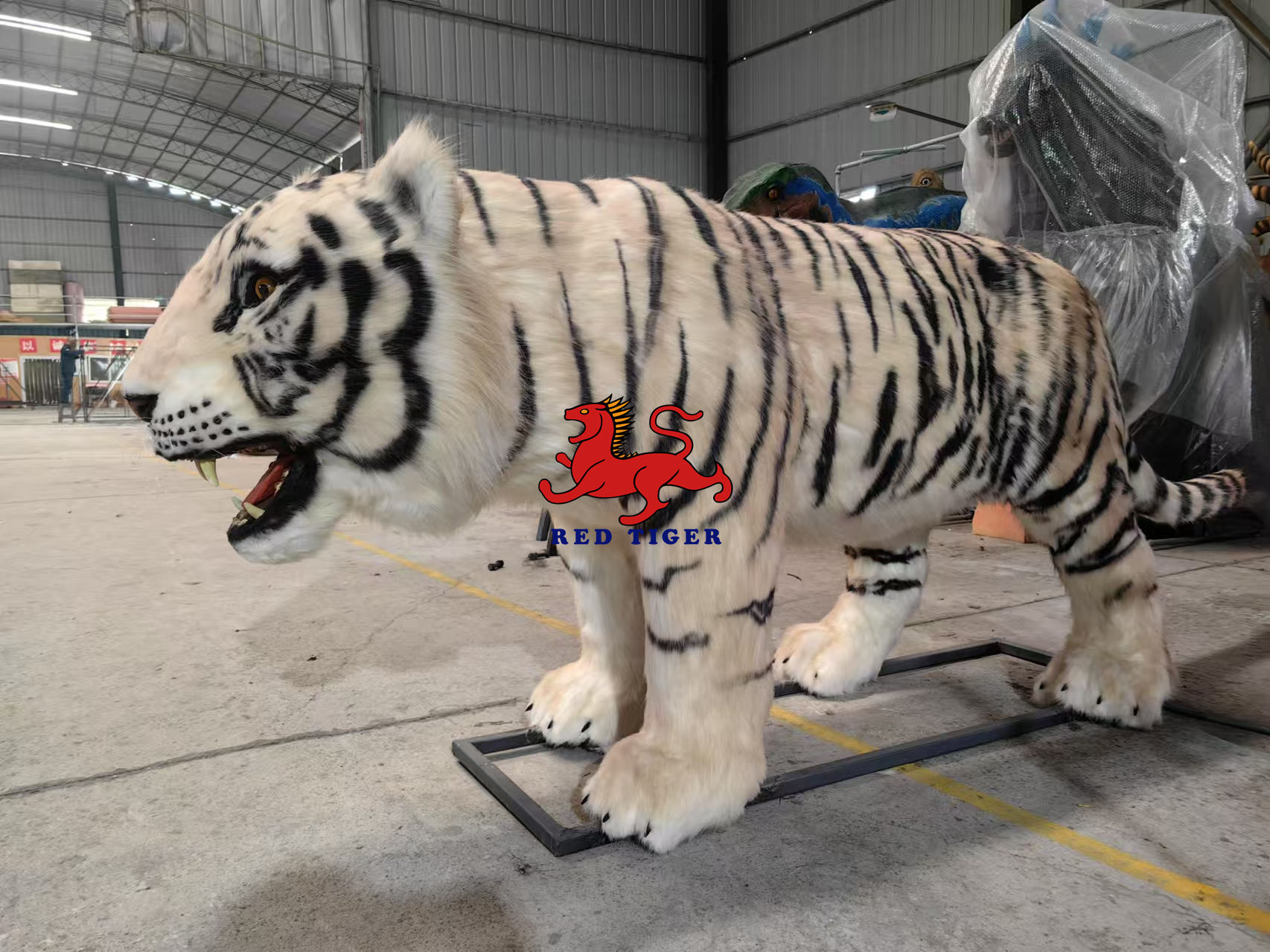 Lifelike Tiger Costume Film Prop