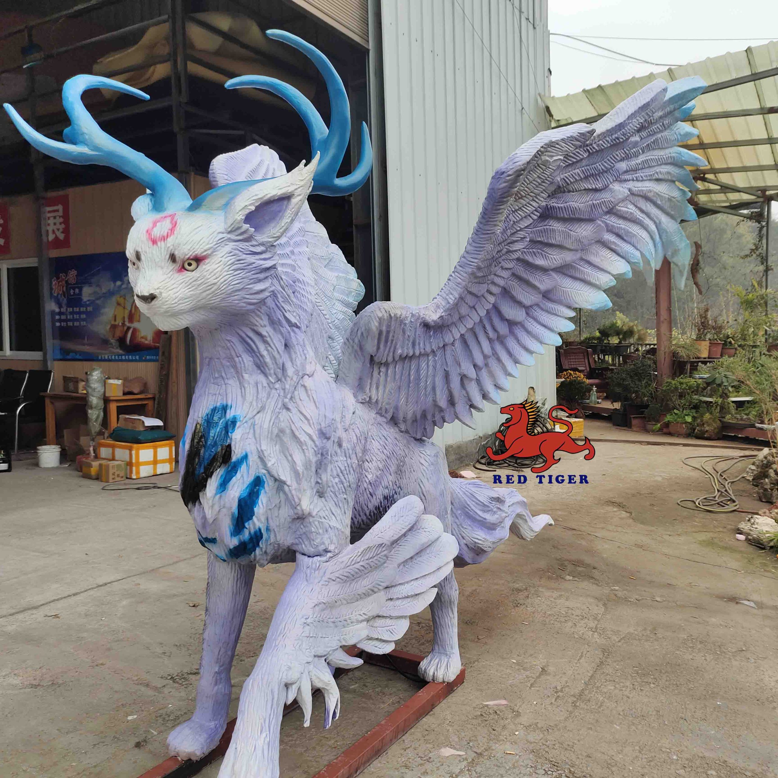 Superior Quality Life Size Simulation Animatronic  Auspicious Animals in Ancient China
