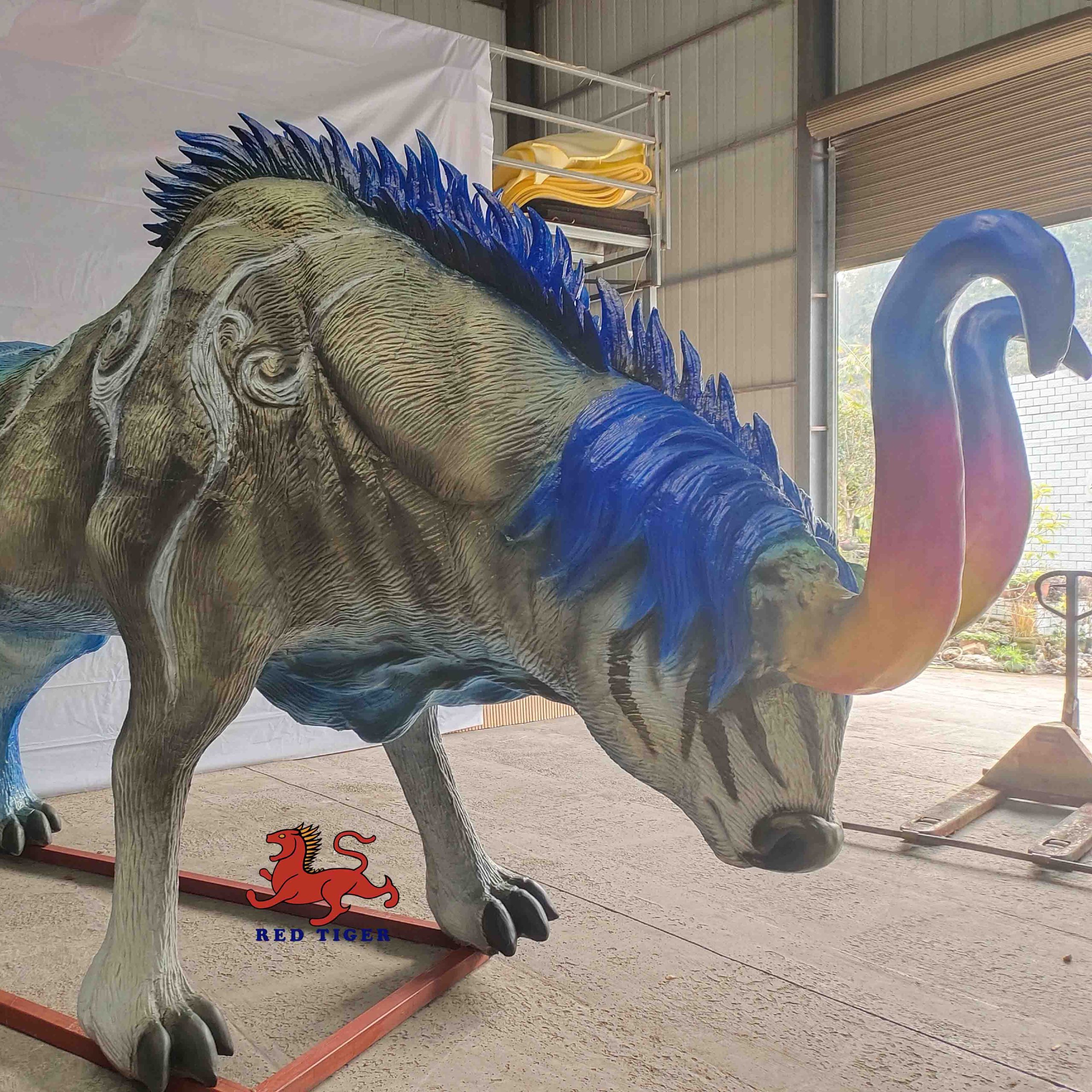 Superior Quality Life Size Simulation Animatronic  Auspicious Animals in Ancient China