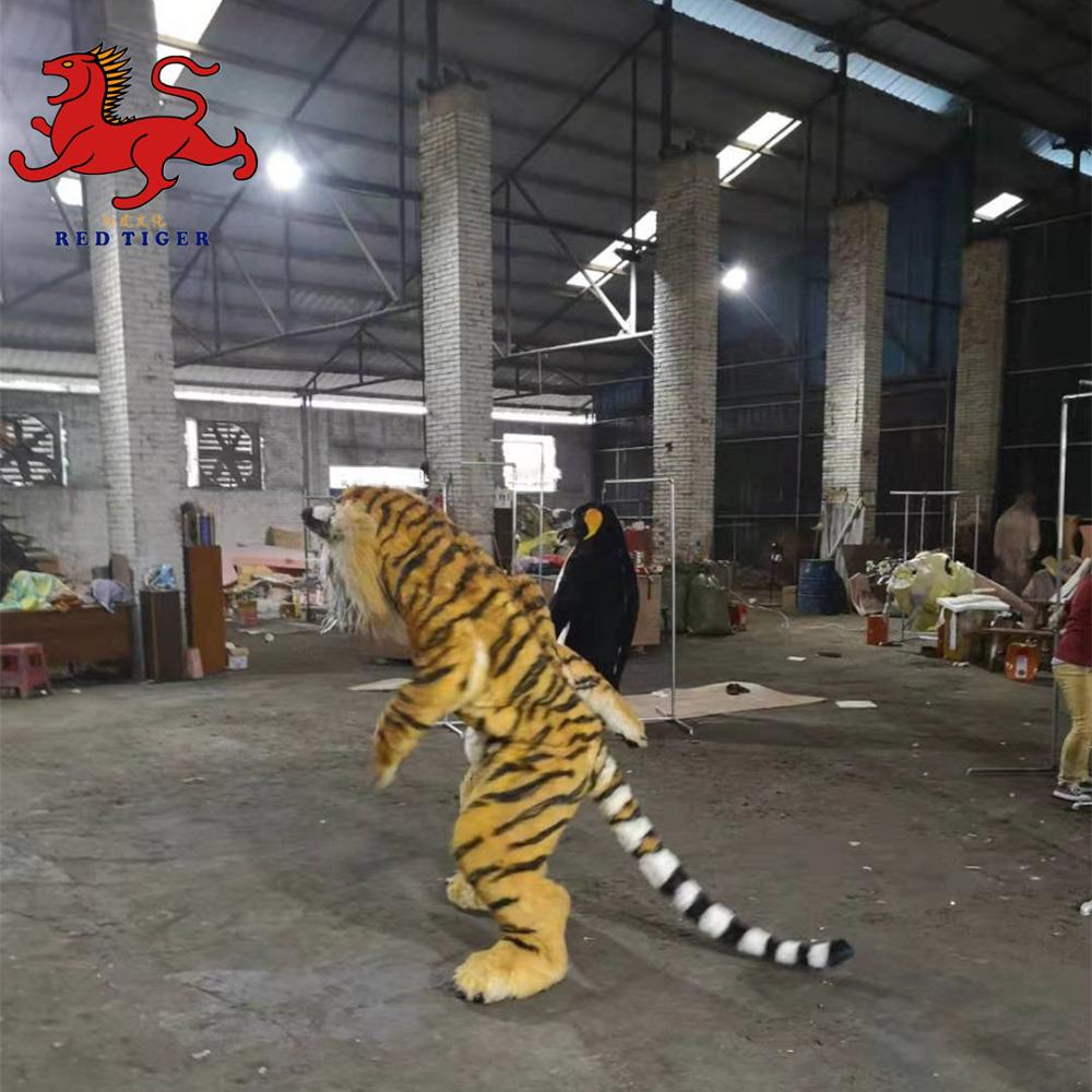 Superior Quality Life Size Simulation AnimatronicTiger Costume Animal Costume