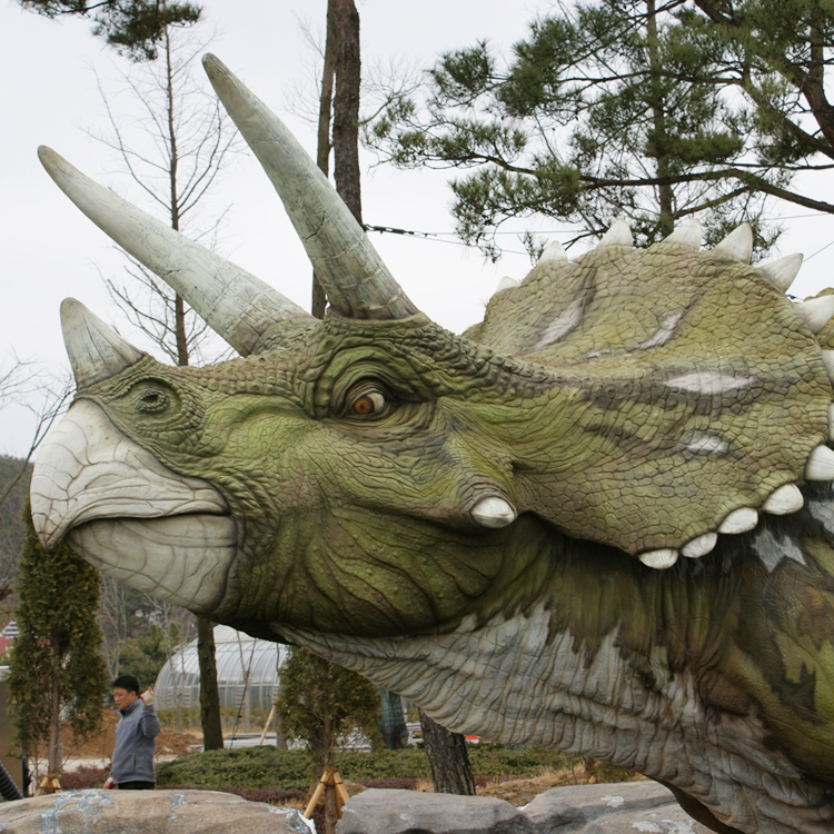 Large Steel Playground Fiberglass Dinosaur for Sale