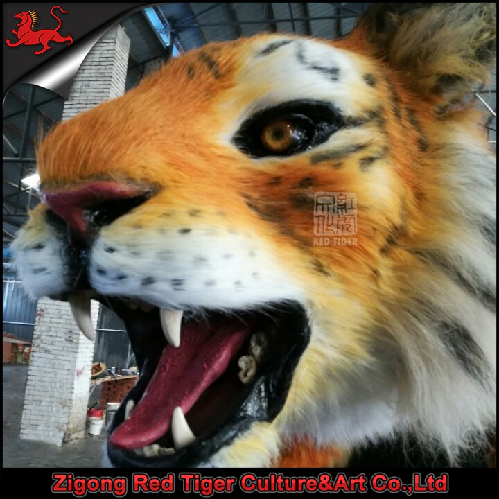 Life Size Realistic Animatronic Simulation Big Size tiger for Sale