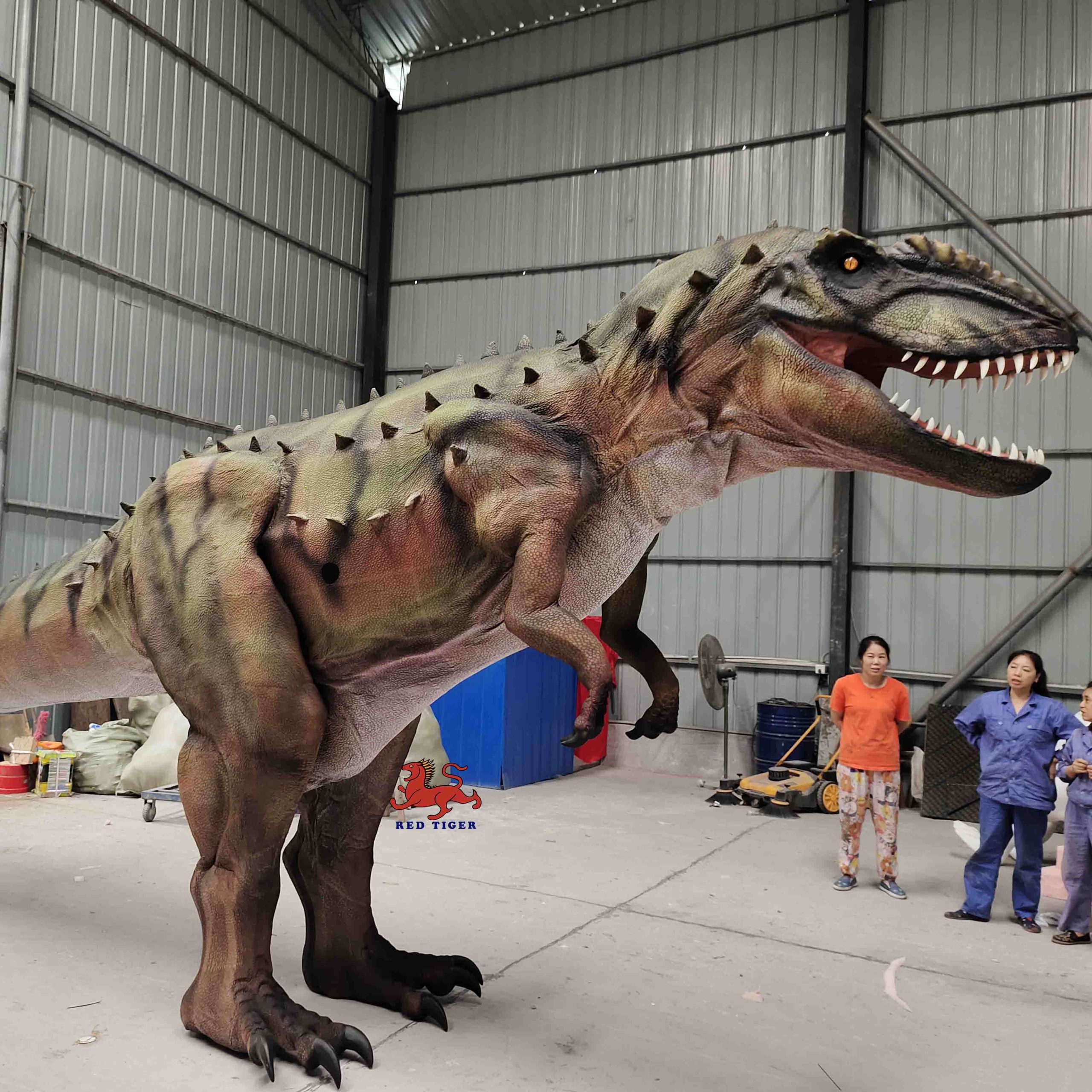 Realistic  8 Meters Long  Animatronic Dinosaur Costume