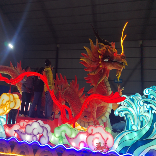 Chinese Dragon Professional Parade Float Supplies Custom Carnival Float Parade