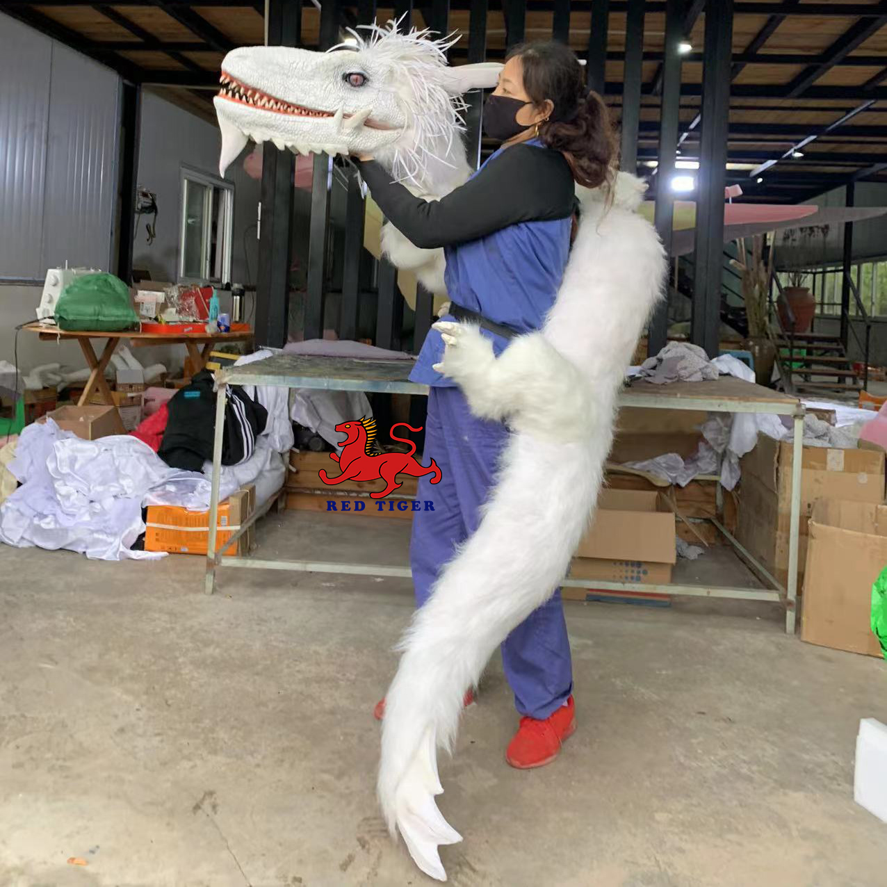 Simulation Dinosaur Hand Baby Puppet for Sale