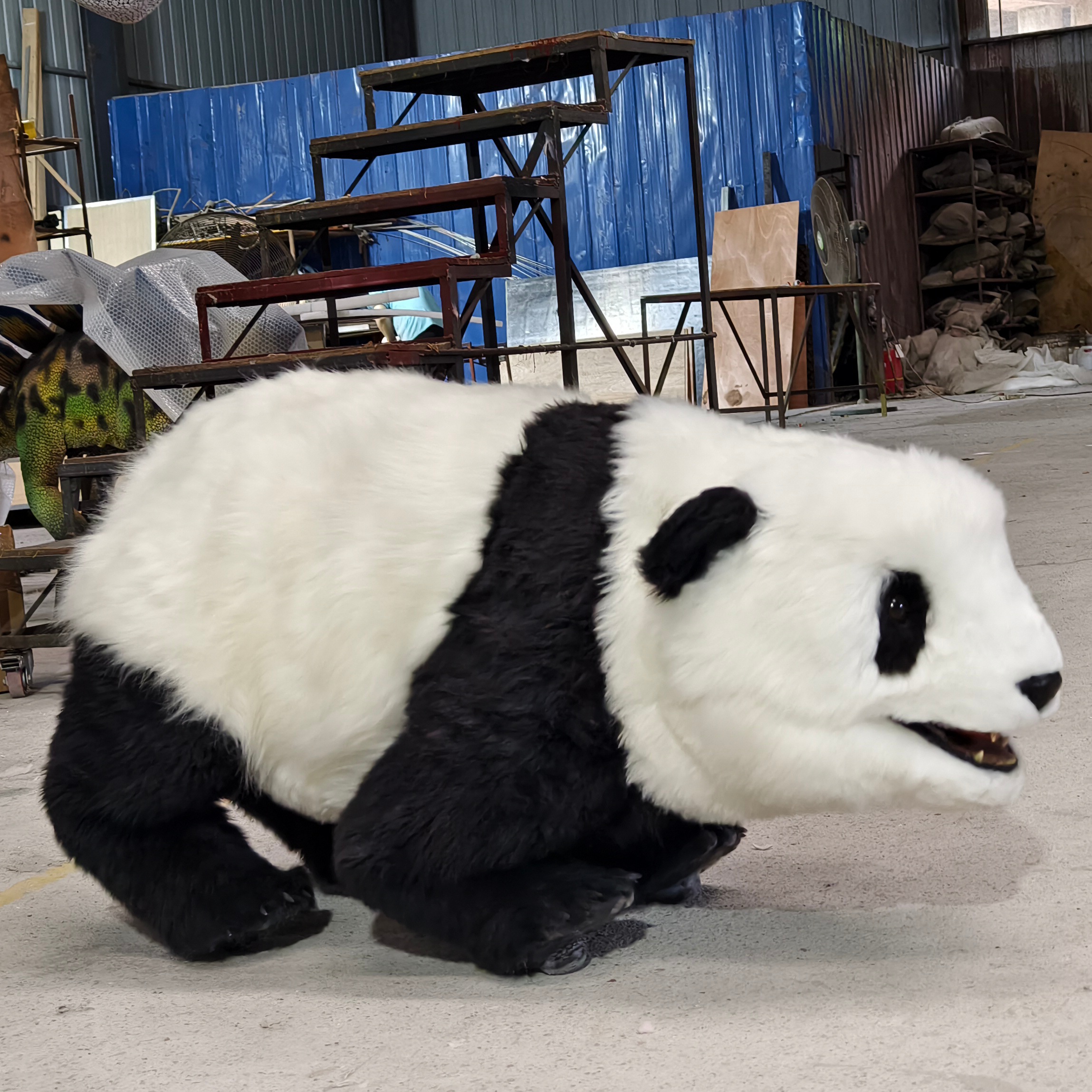 New Hot Sale Realistic Animatronic Panda Remote Control Walking Robot Animal Panda Robot Dog