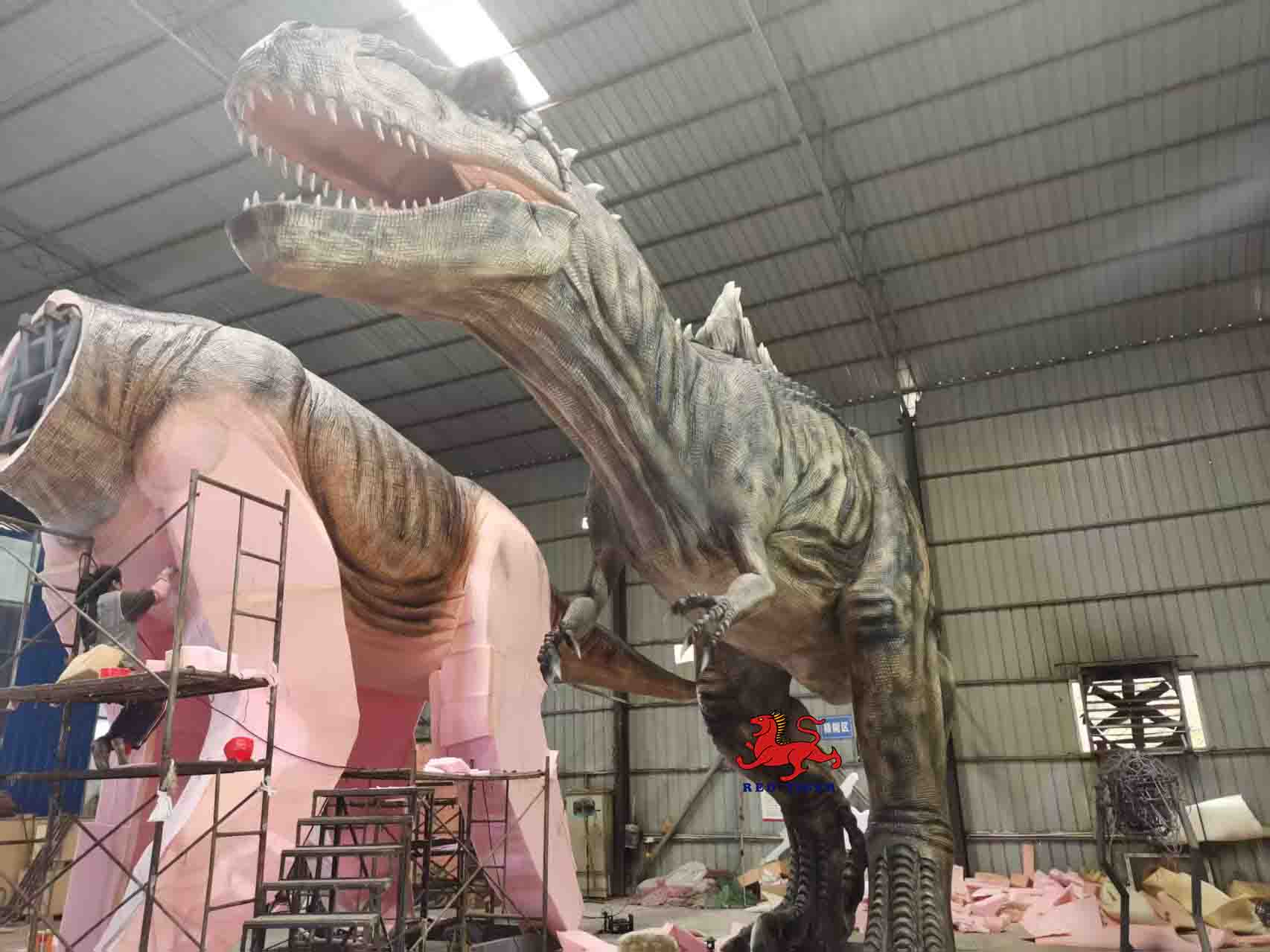 Dino Park 3D Animatronic Dinosaur Model High Quality Simulation Dinosaur Decoration for Sale