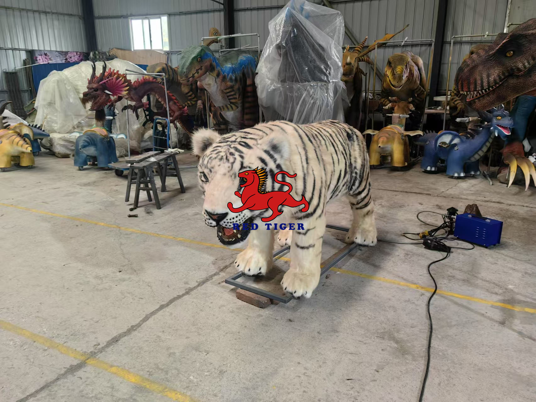Lifelike Tiger Costume Film Prop