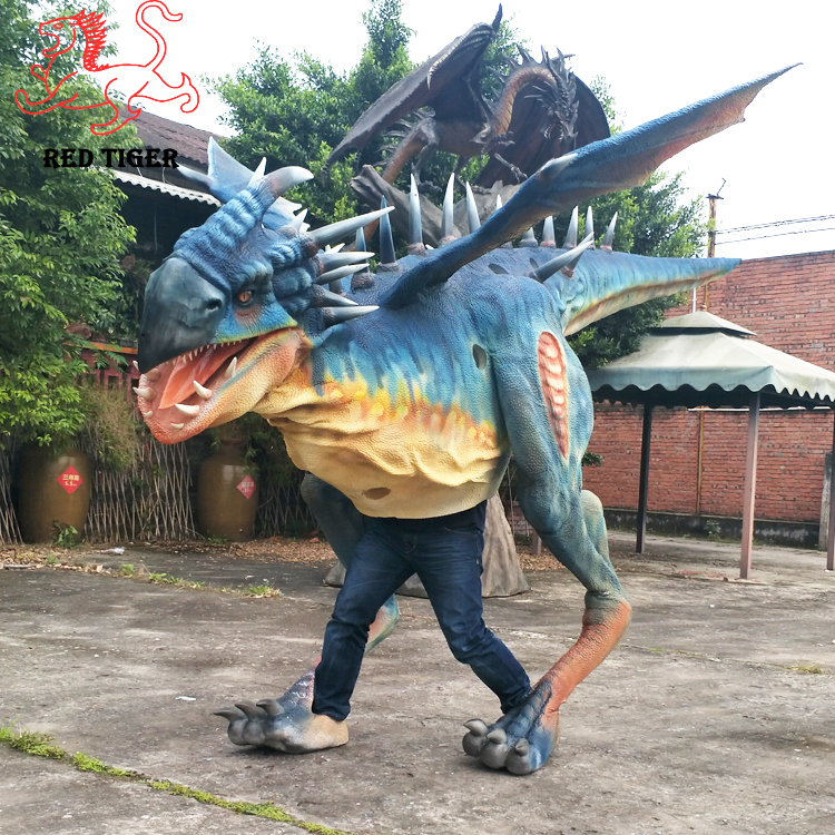 Walking With Simulation Animatronic Dinosaur Costume